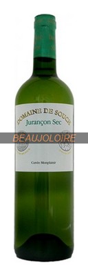 Bouteille Domaine de Souch Jurançon sec Cuvée Monplaisir
