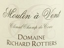 Etiquette Rottiers Moulin-à-Vent Champ de Cour