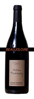 Bouteille Antoine Sanzay Saumur Champigny Domaine