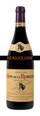 Bouteille Coudert Fleurie Clos de la Roilette Cuvée Tardive