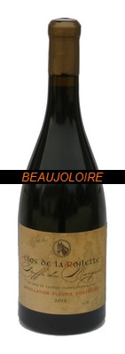 Bouteille Coudert Fleurie Clos de la Roilette Griffe du Marquis