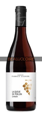 Bouteille Fabrice Gasnier Chinon rouge La Queue de Poëlon