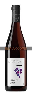 Bouteille Fabrice Gasnier Chinon rouge Les Graves