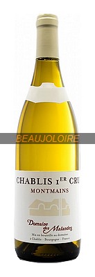 Bouteille Malandes Chablis 1er cru Montmains