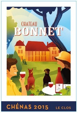 Etiquette Chénas Le Clos 2015