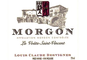 Etiquette Desvignes Morgon La Voûte Saint-Vincent