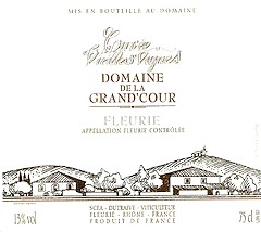 Etiquette Dutraive Fleurie Le Clos Vieilles Vignes