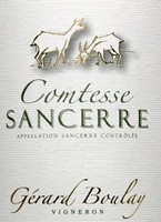 Etiquette Gérard Boulay Sancerre Comtesse