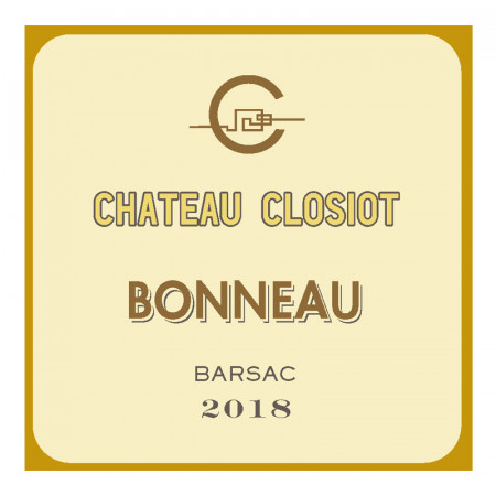 Etiquette Guffens Closiot Barsac Bonneau