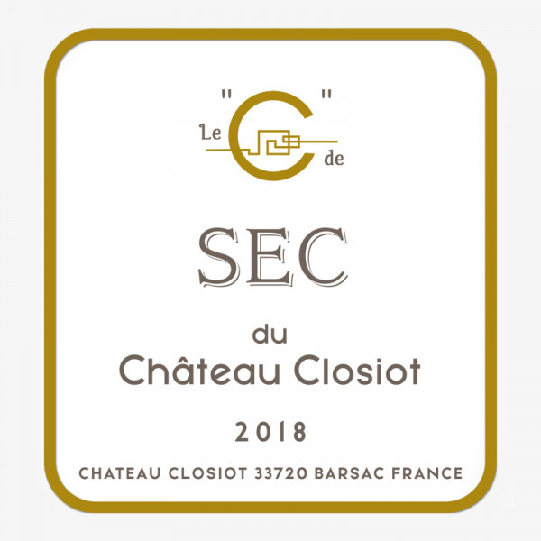 Etiquette Guffens Closiot C de Sec