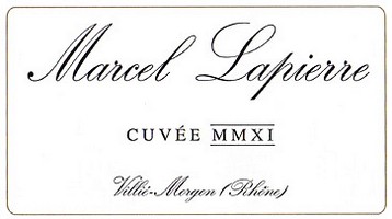 Etiquette Lapierre Morgon Cuvée Marcel