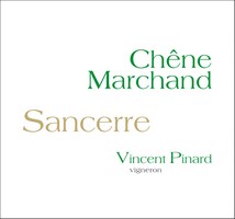 Etiquette Pinard Sancerre blanc Chêne Marchand