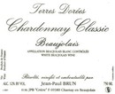 Etiquette Brun Terres Dorées Beaujolais blanc classic