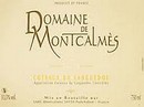 Etiquette Domaine de Montcalmes blanc