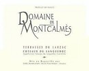 Etiquette Domaine de Montcalmes rouge