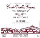 Etiquette Dutraive Fleurie Champagne