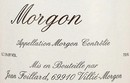 Etiquette Foillard Morgon Classique