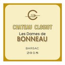 Etiquette Guffens Closiot Les Dames de Bonneau