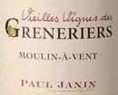 Etiquette Janin Moulin Greneriers
