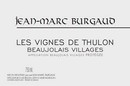 Etiquette Jean-Marc Burgaud Beaujolais Thulon