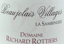 Etiquette Rottiers BV rouge La Sambinerie